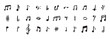 © Yanka - Notes doodle set hand drawn with a black pen. Sketch music drawing note