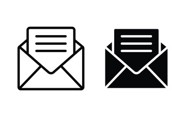 Poster - Mail icon set. email icon vector