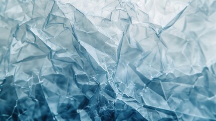 Poster - The surface displays a textured, crumpled plastic with luminous colors interacting in a visually striking manner
