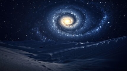 Captivating Cosmic Spiral: A Breathtaking Galactic Masterpiece