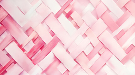 Poster - elegant pastel pink color geometric abstract pattern