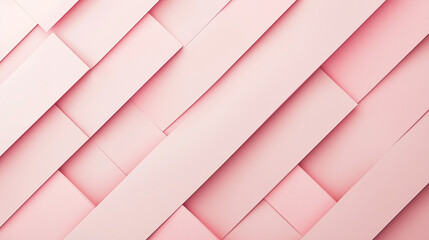 Poster - elegant pastel pink color geometric abstract pattern