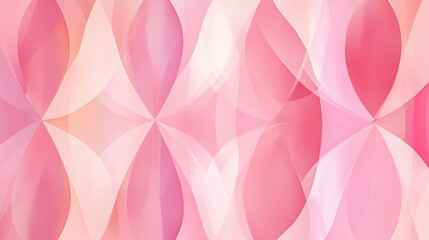 Poster - elegant pastel pink color geometric abstract pattern