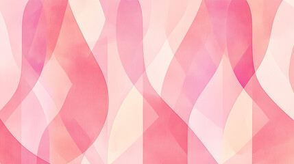 Poster - elegant pastel pink color geometric abstract pattern