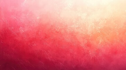 Poster - Abstract Coral and Salmon Pink Gradient Background with Noisy Grain Texture