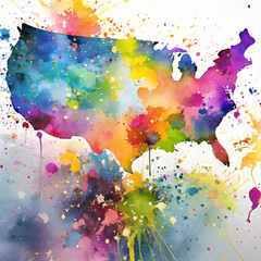 Wall Mural - Lively USA