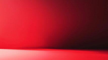 Wall Mural - a solid red background with a subtle gradient from black at the edges to light red in the center. is