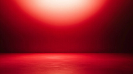 Wall Mural - a solid red background with a subtle gradient from black at the edges to light red in the center. is