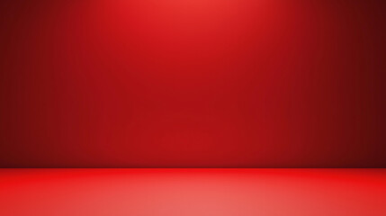 Wall Mural - a solid red background with a subtle gradient from black at the edges to light red in the center. is