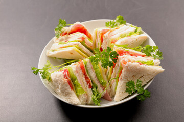 Club Sandwich on Plate – Delicious and Wholesome Meal