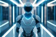 © Guy - Futuristic Robot in Sci Fi Corridor