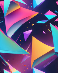 Poster - Subtle diagonal lines creating depth seamless design pattern