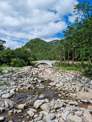 Canvas Print - Seoraksan National Park with a valley