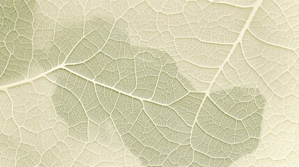 Poster - Close-up view of a leaf highlighting intricate vein patterns and textures during daylight