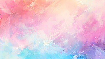  Abstract Pastel Painting with Brush Strokes