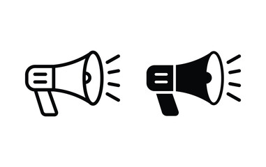 Poster - megaphone icon, megapgone sign vector