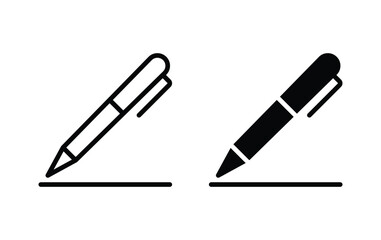 Poster - pencil icon, edit symbol vector