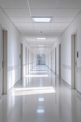 Wall Mural - Long Hallway with Skylight