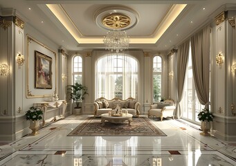 Wall Mural - Luxury Living Room