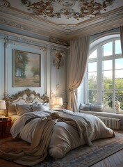 Wall Mural - European luxury bedroom