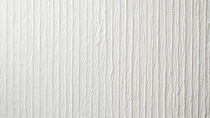 Poster - A close-up view of a textured white wall showcases vertical lines and subtle grooves that add depth and visual interest to a minimalist interior