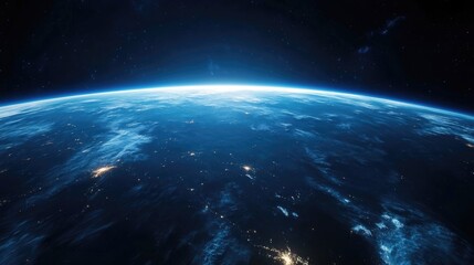 Wall Mural - planet earth at night.