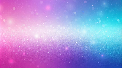Poster - A vibrant gradient background transitions from soft pink to blue, dotted with sparkling elements, creating a dreamy and colorful atmosphere suitable for various creative projects