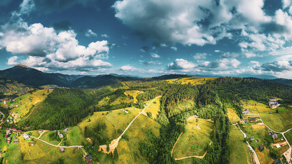 Wall Mural - Carpathian mountain landscape