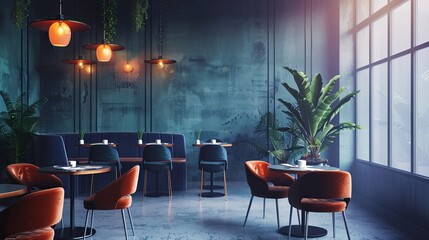 Restaurant Chilling Out Classy Lifestyle background