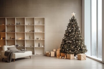 Wall Mural - Christmas architecture decoration furniture.