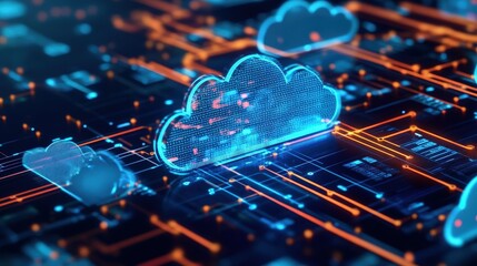 A company integrating digital solutions like cloud computing and big data analytics to streamline operations