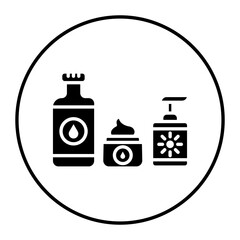 Poster - Cosmetics vector icon. Can be used for Skincare iconset.