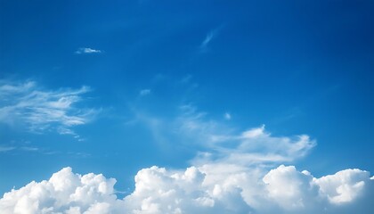 Wall Mural - blue sky background