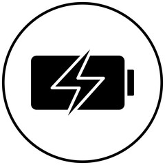 Sticker - Lighting vector icon. Can be used for Battery and Power iconset.