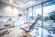 © KingKongThePitbull - Blurred background Dental clinic interior with medical tools for tooth care