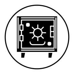 Sticker - Vault vector icon. Can be used for Trading iconset.