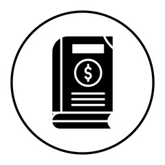 Poster - Bookkeeping vector icon. Can be used for Credit And Loan iconset.