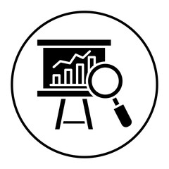 Poster - Strategy vector icon. Can be used for Business and Finance iconset.