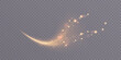 © MAKSYM - Garland of Christmas golden lights. Festive bright lights of bulbs. Christmas light garland isolated on transparent background.