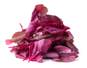 Sticker - Red Spinach isolated on a white background