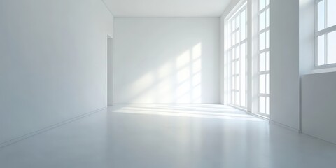 empty white room