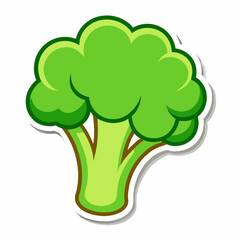 Wall Mural - Sticker design with a broccoli (28)