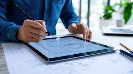 Poster - Sketching Architectural Plans on Digital Tablet