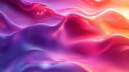 abstract digital wallpaper with fluid iridescent lines forming mesmerizing patterns and optical illusions in a spectrum of vibrant colors