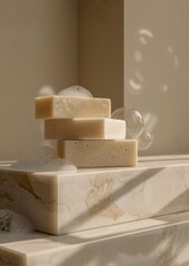 Poster - Bar soaps parmigiano-reggiano simplicity lighting.