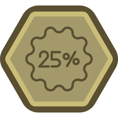 Poster - 25 Sale Icon Design