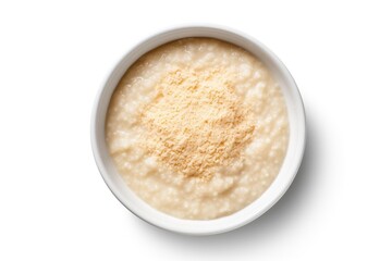 Poster - Porridge breakfast powder food.