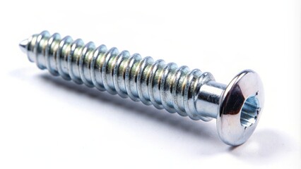 Isolated all-purpose screw on white background