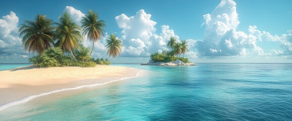 Idyllic Tropical Island