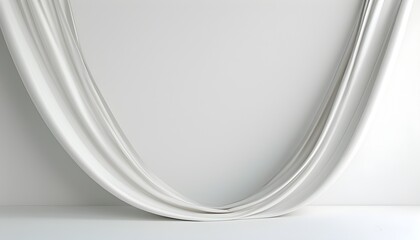 Wall Mural - Pristine White Background with Smooth Texture Ideal for Design and Creative Projects